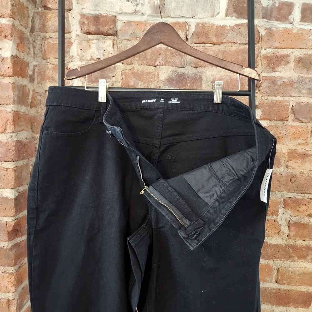 [NWT] Old Navy black jeans, plus women's 20 SHORT